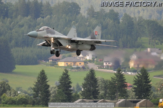 2011-07-01 Zeltweg Airpower 7435 MiG-29A Fulcrum - Slovak Air Force